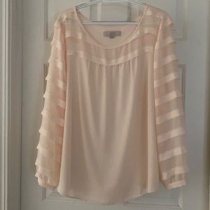Loft pink women’s blouse
